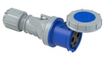 PCE CEE connector 3x63A (2P+E) 6h IP67 TWIST 233-6