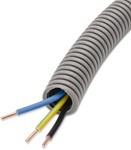 PLIABLE CONDUIT WITH CABLE Φ20 (750Ν) FXPR20+Ye 3X2,5