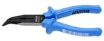 LONG NOSE PLIERS WITH SIDE CUTTER AND PIPE GRIP, BENT 170mm  608720